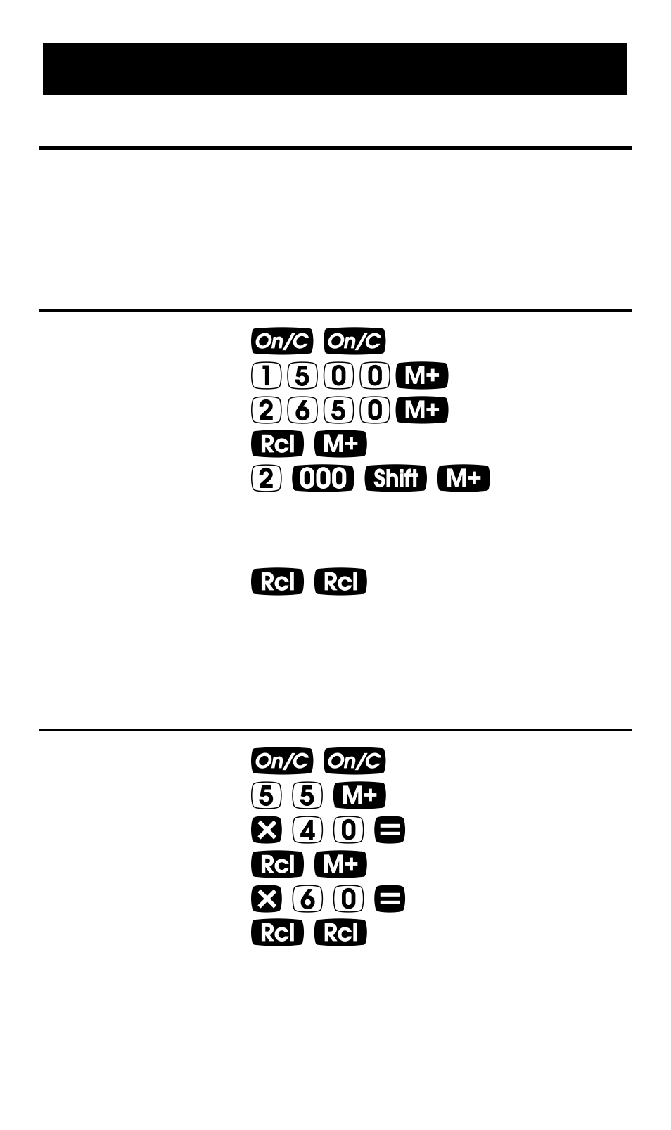 Examples | Calculated Industries 3405-D User Manual | Page 12 / 44