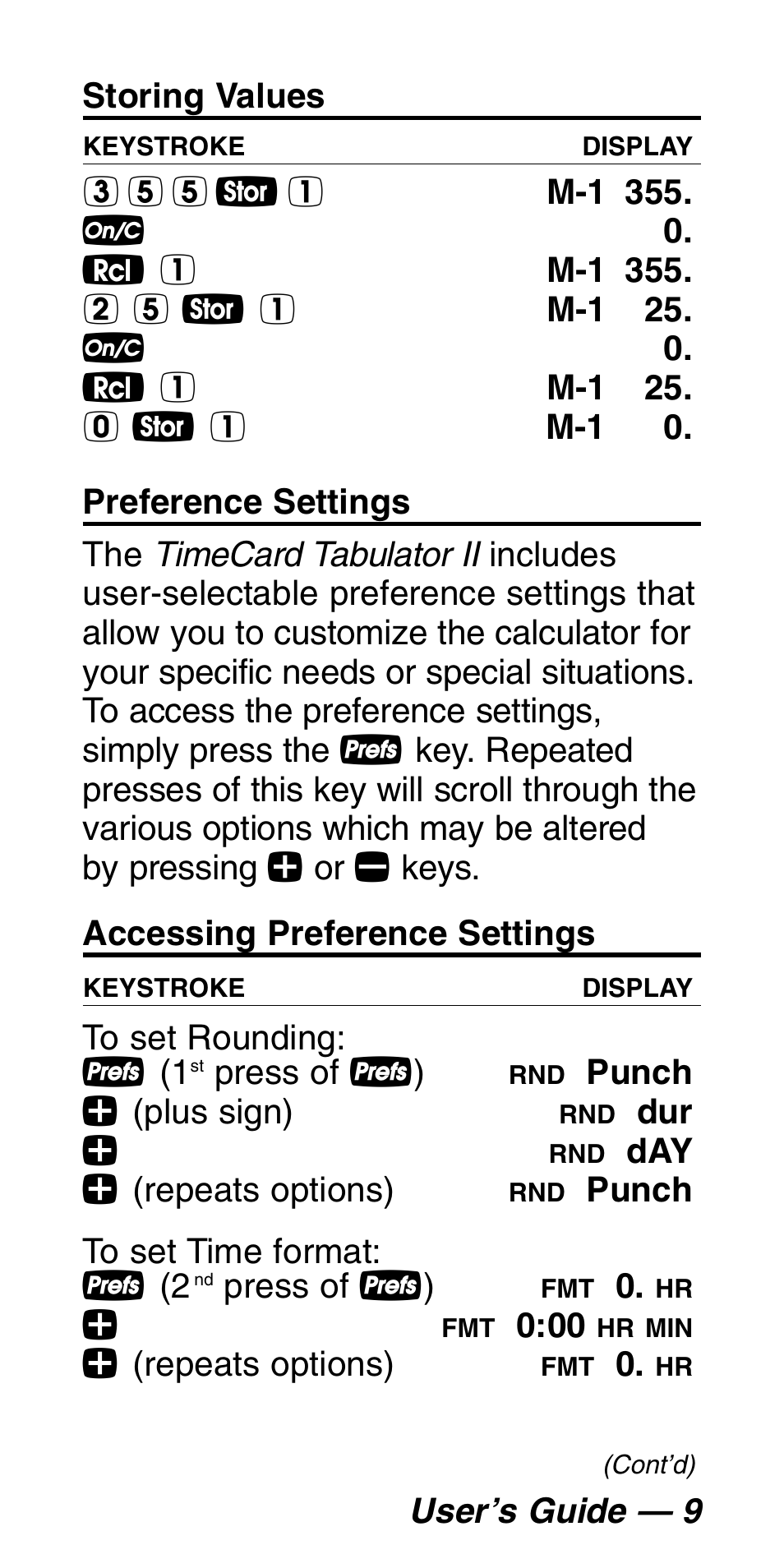 Calculated Industries 9530 Pocket Reference Guide User Manual | Page 13 / 46