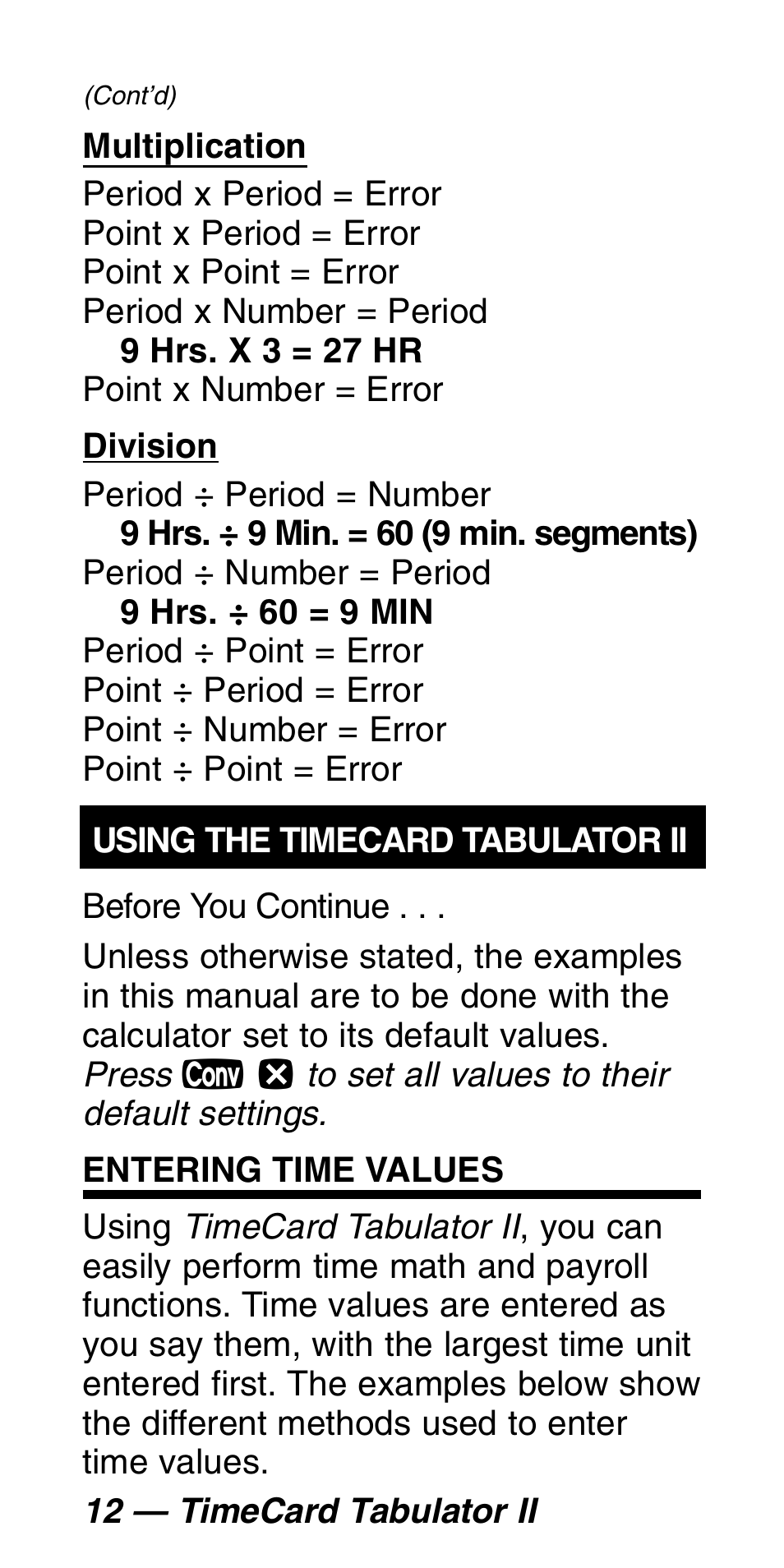 Calculated Industries 9530 Pocket Reference Guide User Manual | Page 16 / 46