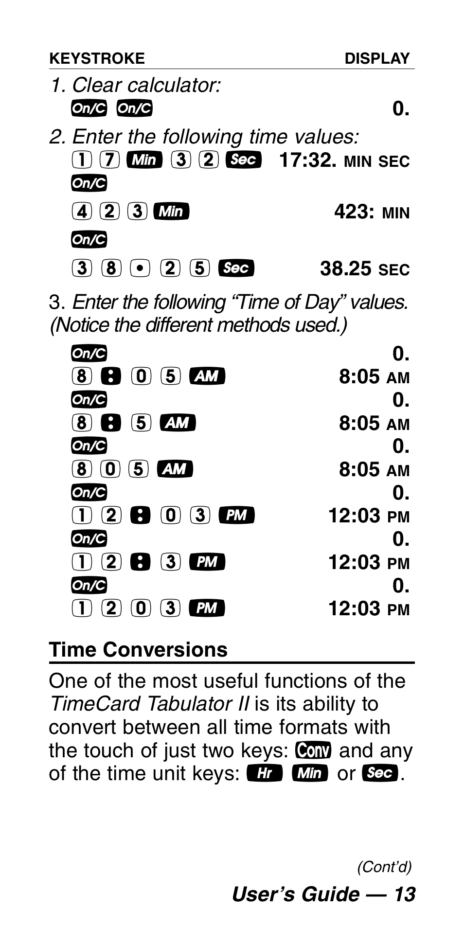 Calculated Industries 9530 Pocket Reference Guide User Manual | Page 17 / 46