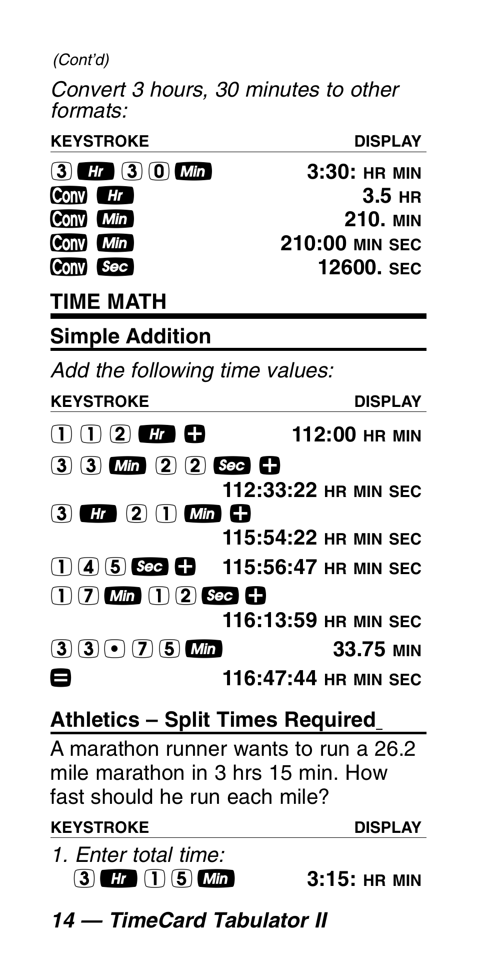 Calculated Industries 9530 Pocket Reference Guide User Manual | Page 18 / 46