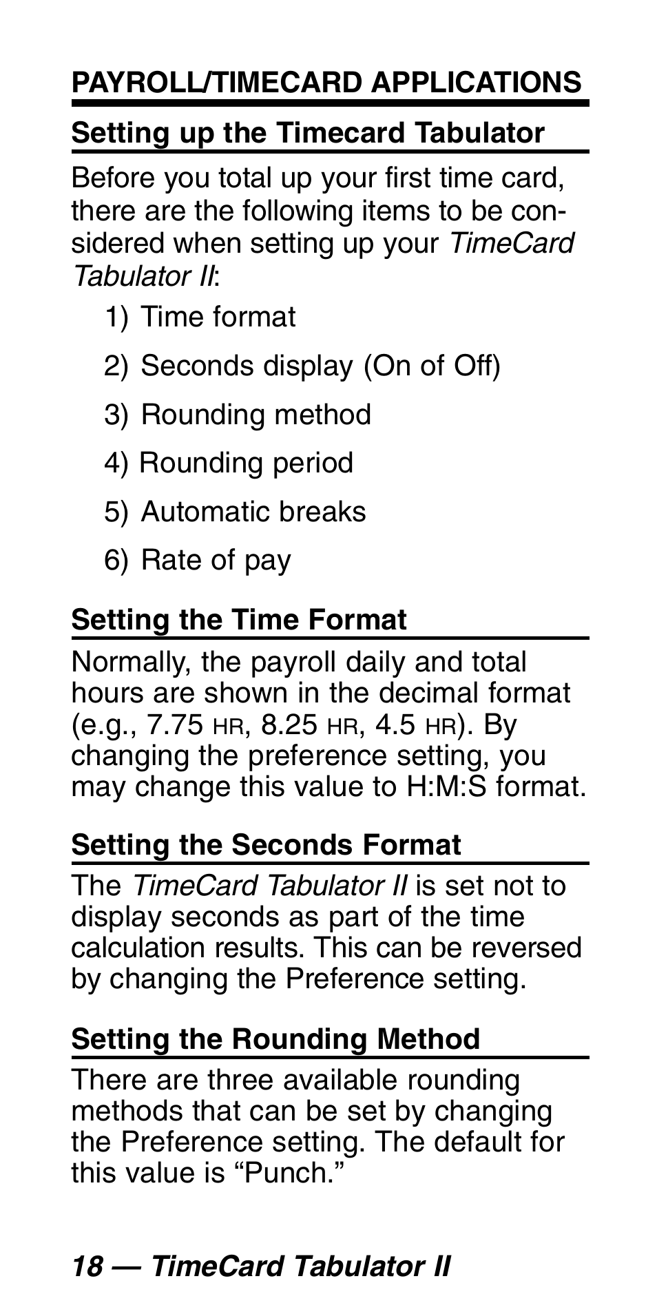 Calculated Industries 9530 Pocket Reference Guide User Manual | Page 22 / 46