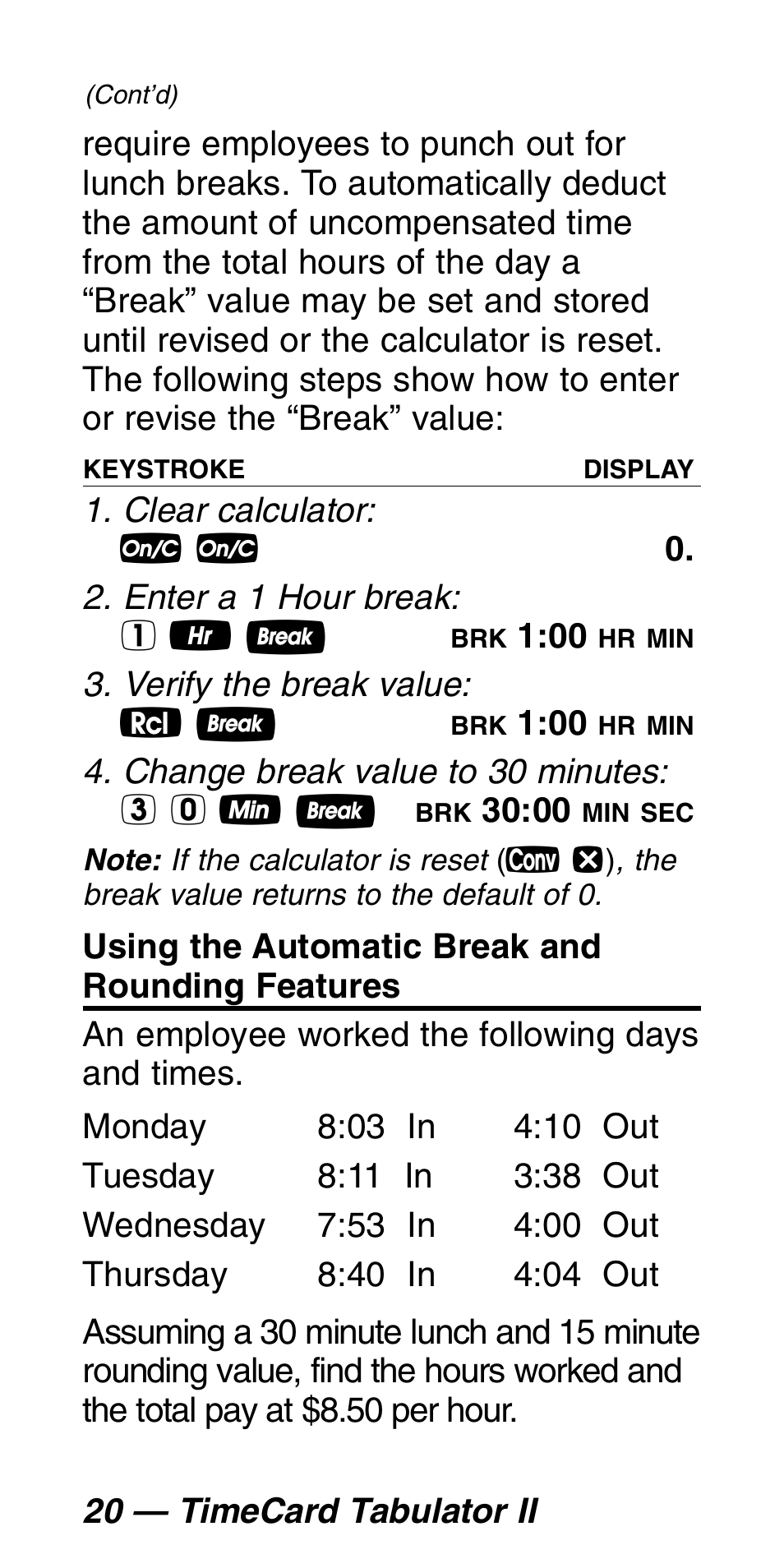 Calculated Industries 9530 Pocket Reference Guide User Manual | Page 24 / 46