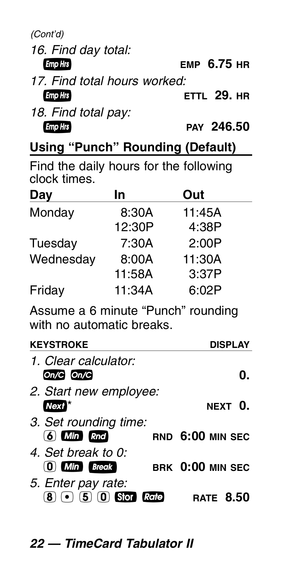 Calculated Industries 9530 Pocket Reference Guide User Manual | Page 26 / 46