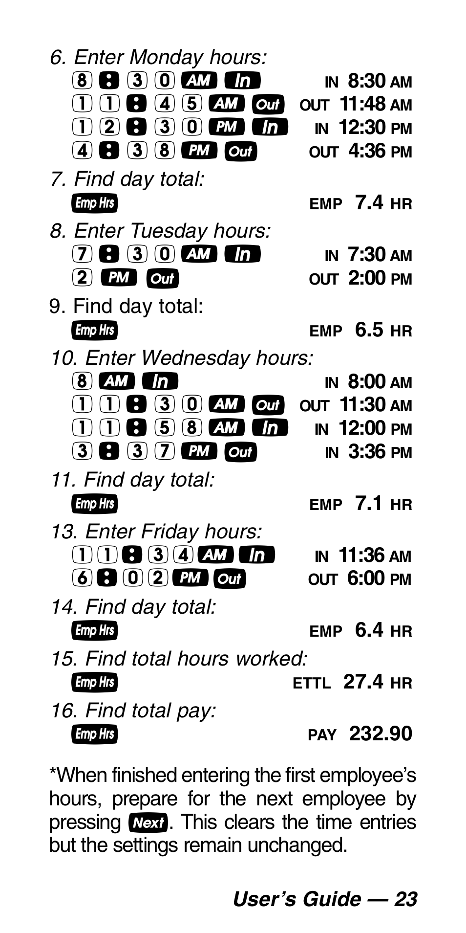 Calculated Industries 9530 Pocket Reference Guide User Manual | Page 27 / 46