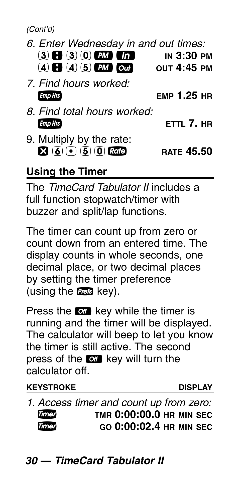 Calculated Industries 9530 Pocket Reference Guide User Manual | Page 34 / 46