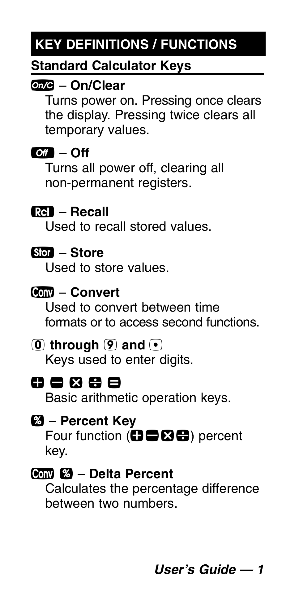 Calculated Industries 9530 Pocket Reference Guide User Manual | Page 5 / 46