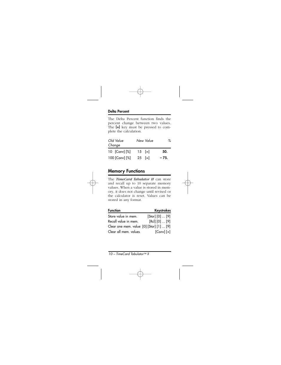 Calculated Industries 9526 User Manual | Page 10 / 56