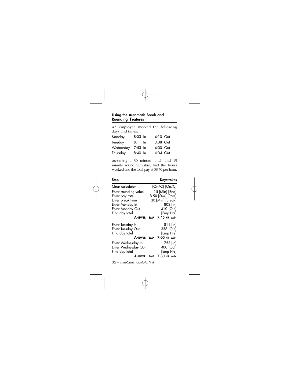 Calculated Industries 9526 User Manual | Page 32 / 56