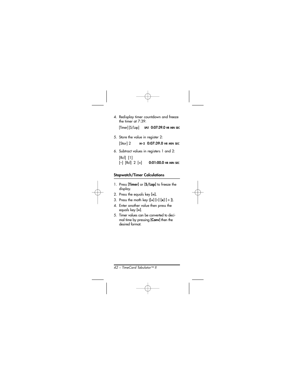 Calculated Industries 9526 User Manual | Page 42 / 56