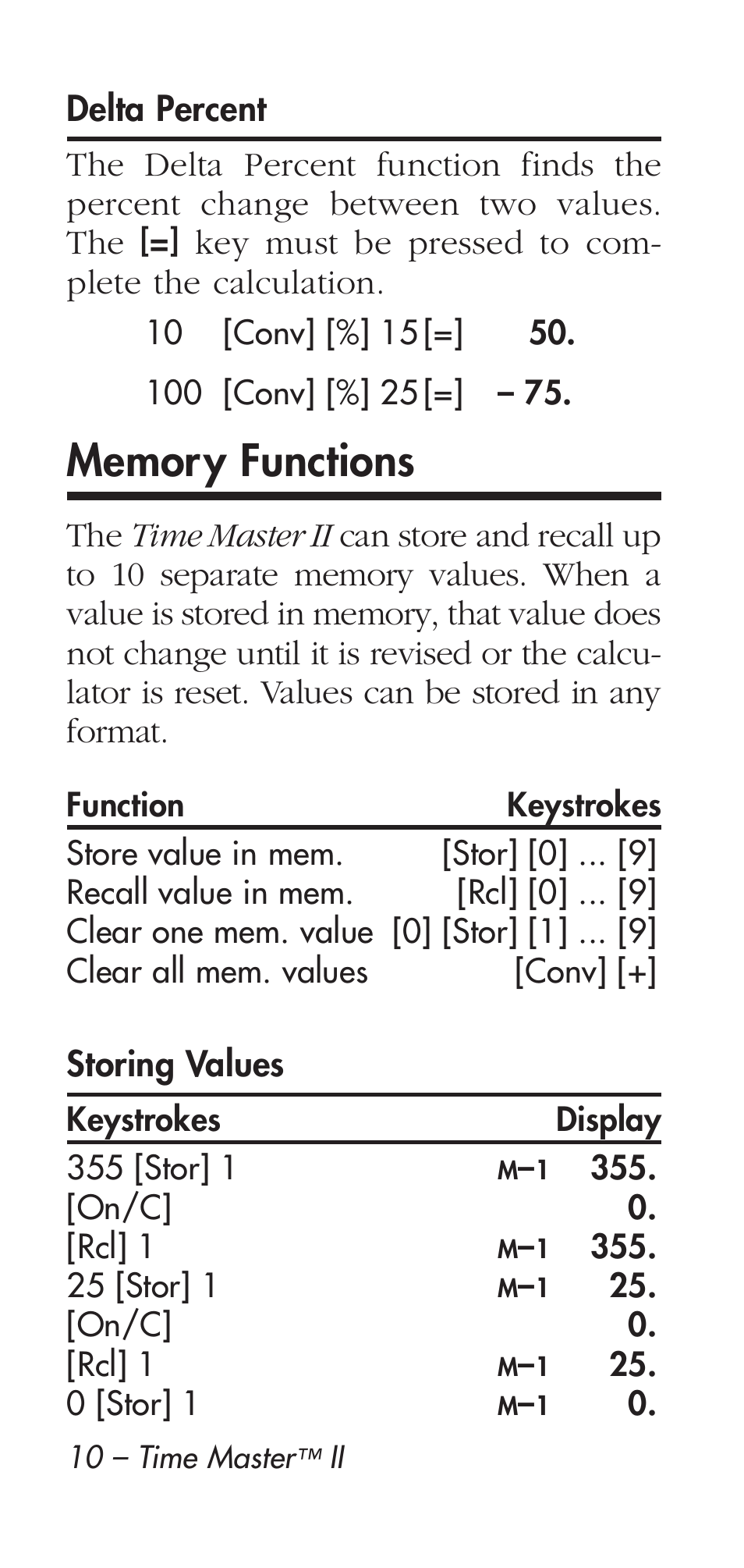 Calculated Industries 9126 User Manual | Page 10 / 40
