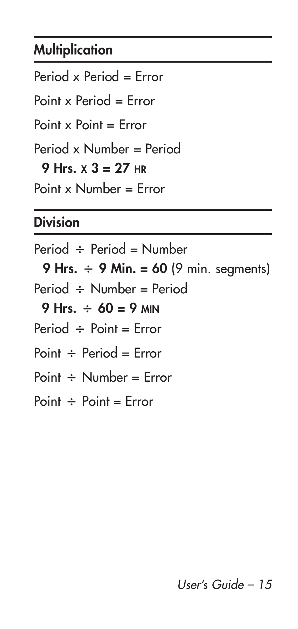 Calculated Industries 9126 User Manual | Page 15 / 40