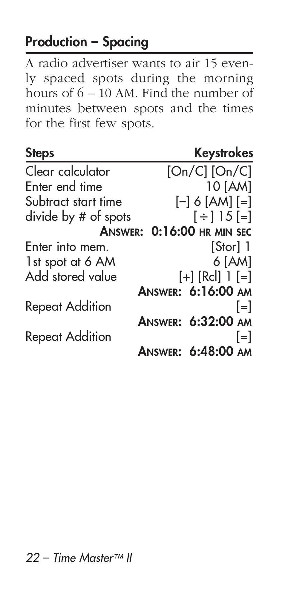 Calculated Industries 9126 User Manual | Page 22 / 40