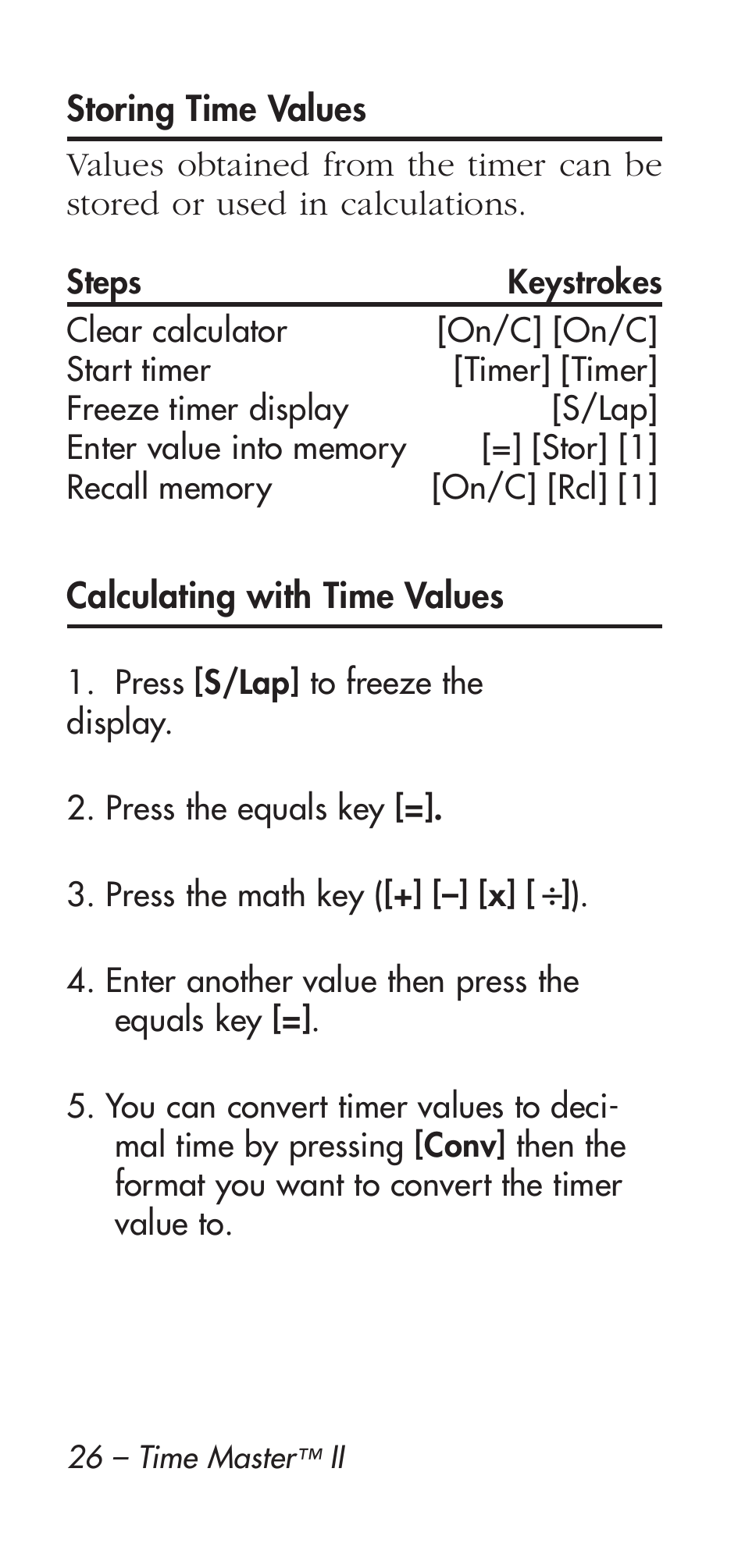 Calculated Industries 9126 User Manual | Page 26 / 40