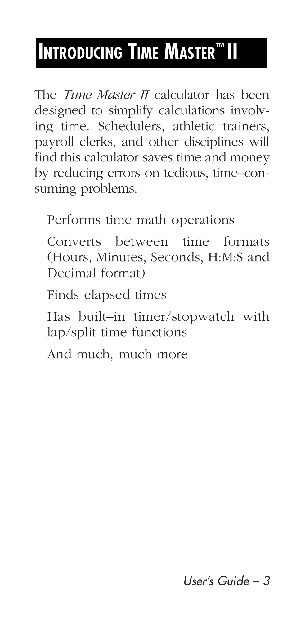 Calculated Industries 9126 User Manual | Page 3 / 40