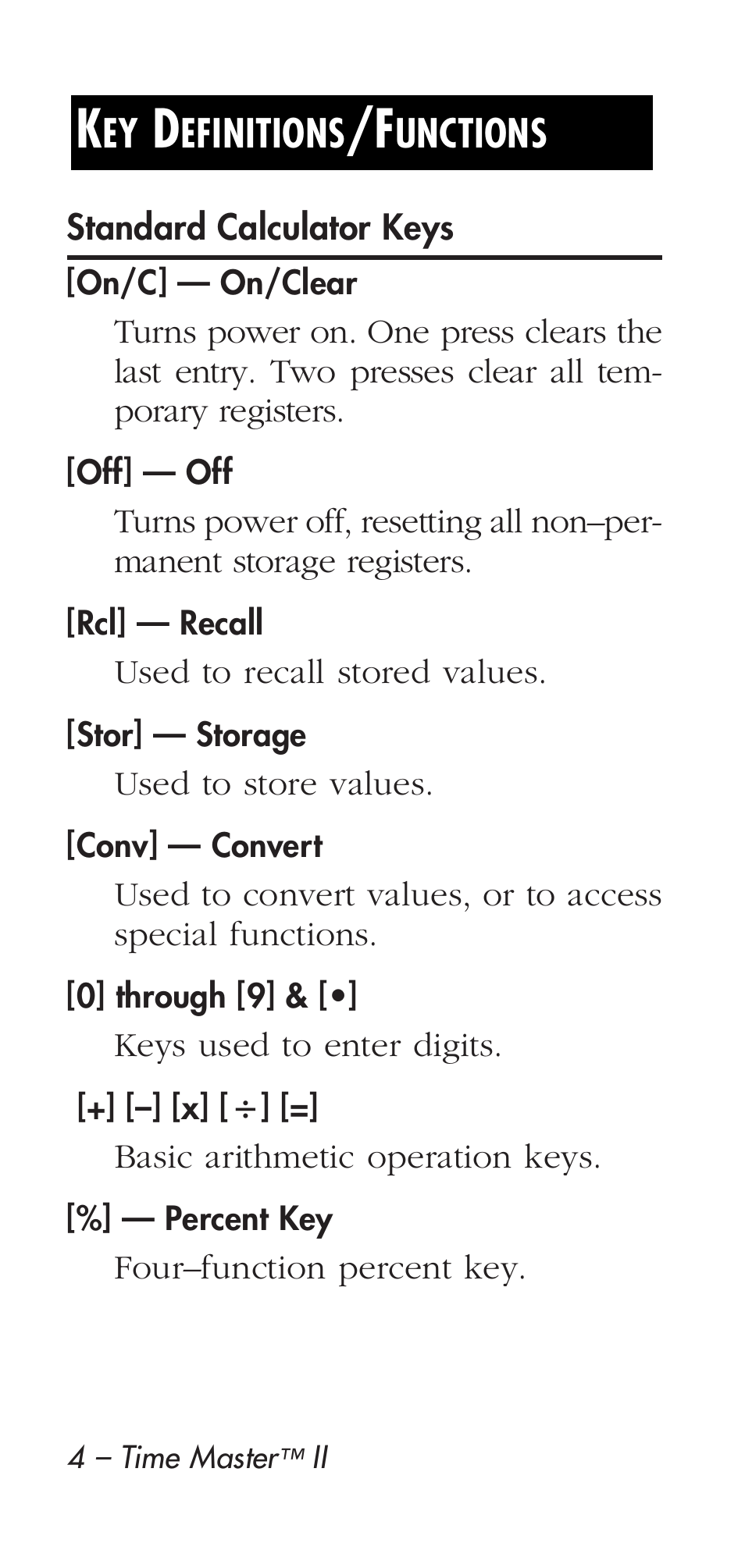 Calculated Industries 9126 User Manual | Page 4 / 40