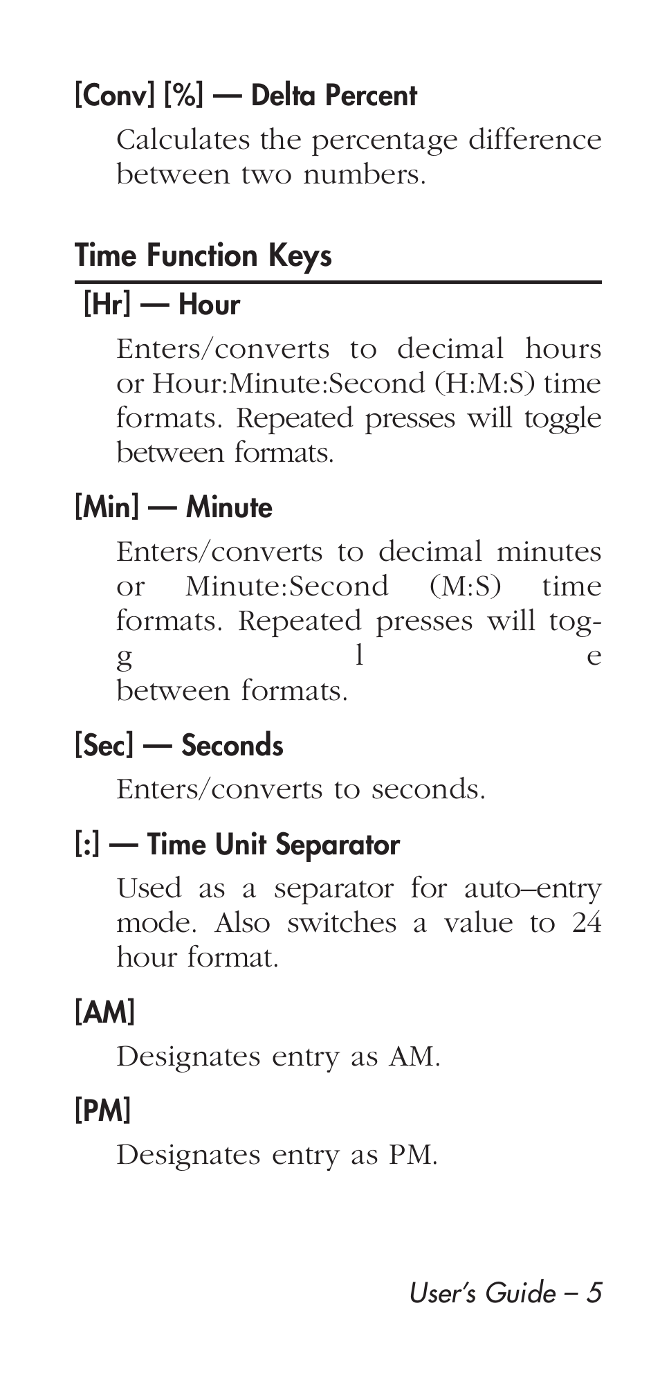 Calculated Industries 9126 User Manual | Page 5 / 40