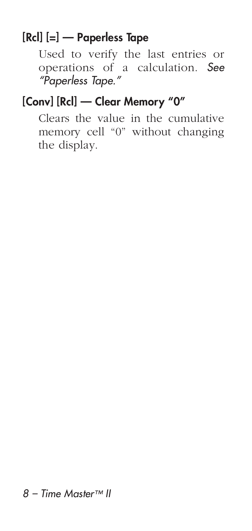 Calculated Industries 9126 User Manual | Page 8 / 40
