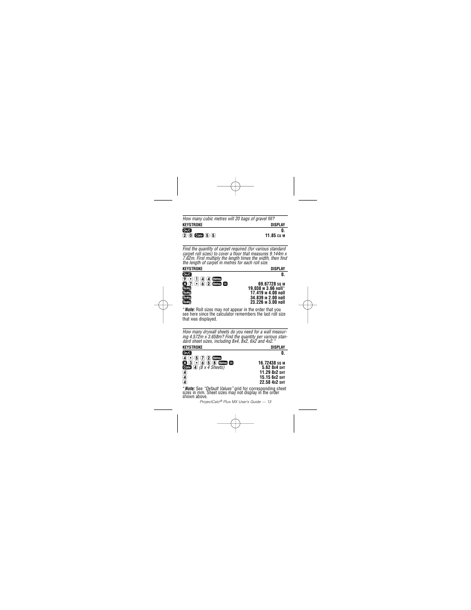 Calculated Industries 8528 User Manual | Page 15 / 24