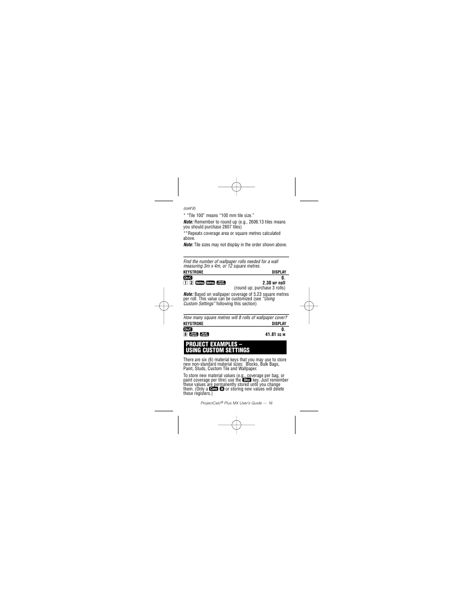 Calculated Industries 8528 User Manual | Page 18 / 24