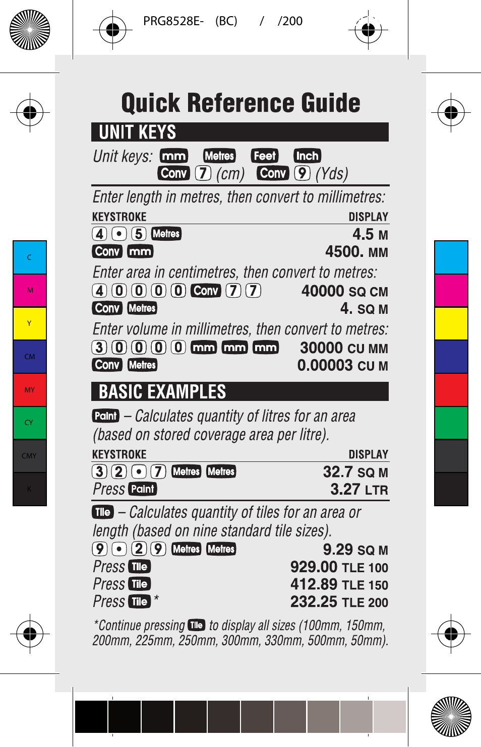 Calculated Industries 8528 User Manual | Page 24 / 24