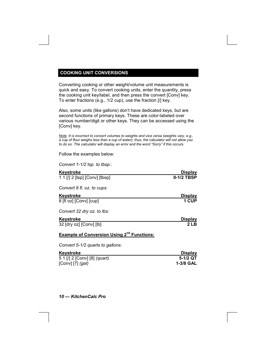 Calculated Industries 8304 User Manual | Page 10 / 23