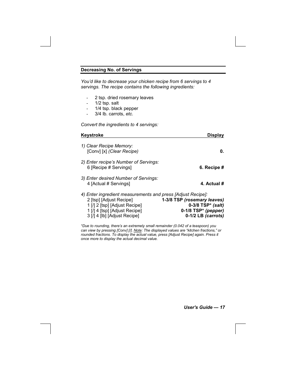 Calculated Industries 8304 User Manual | Page 17 / 23