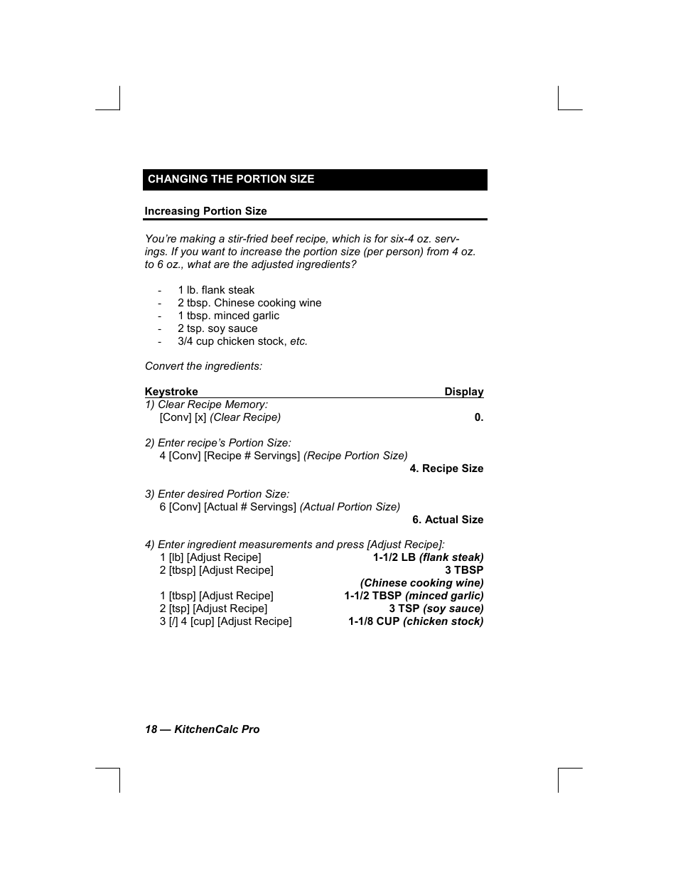 Calculated Industries 8304 User Manual | Page 18 / 23