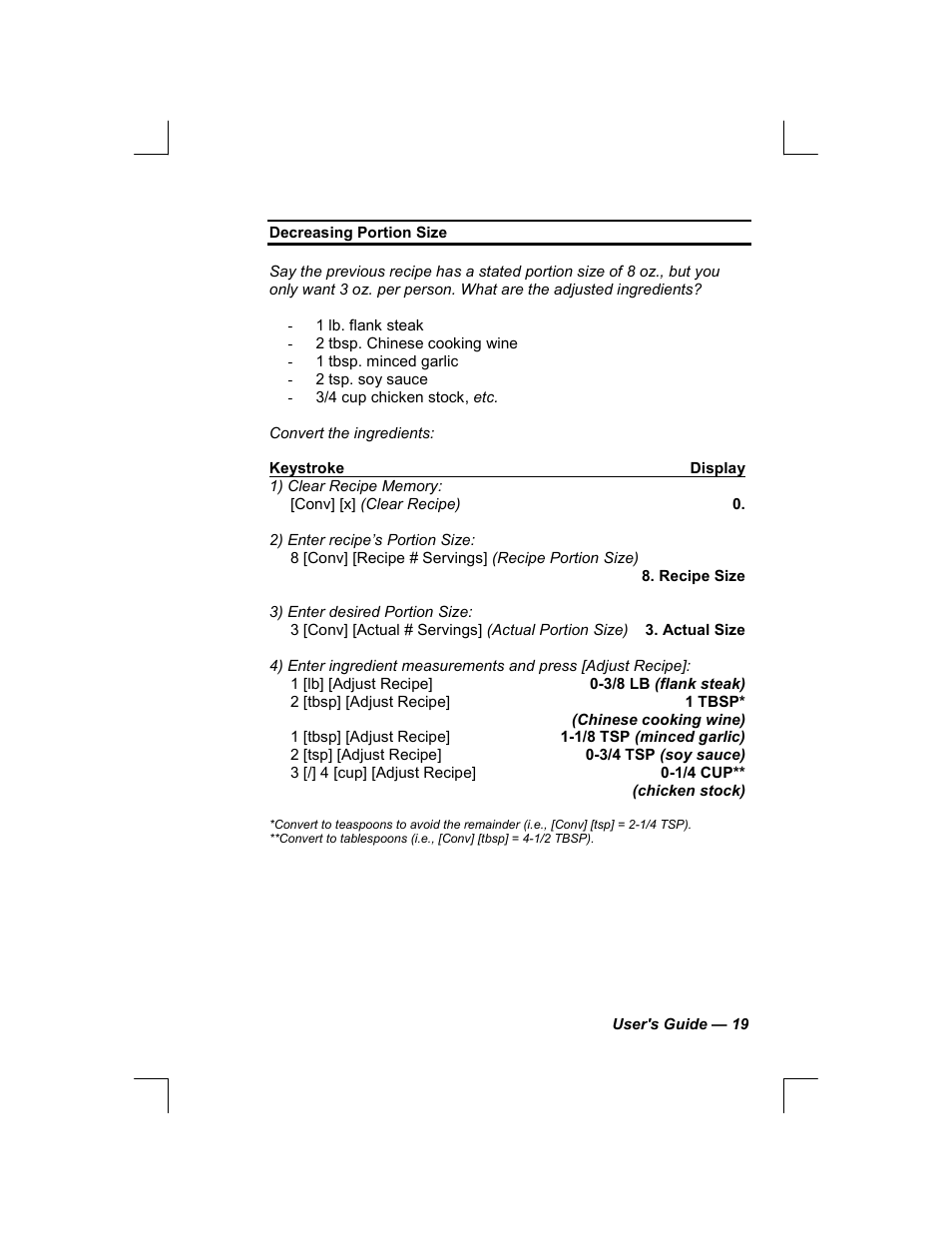 Calculated Industries 8304 User Manual | Page 19 / 23