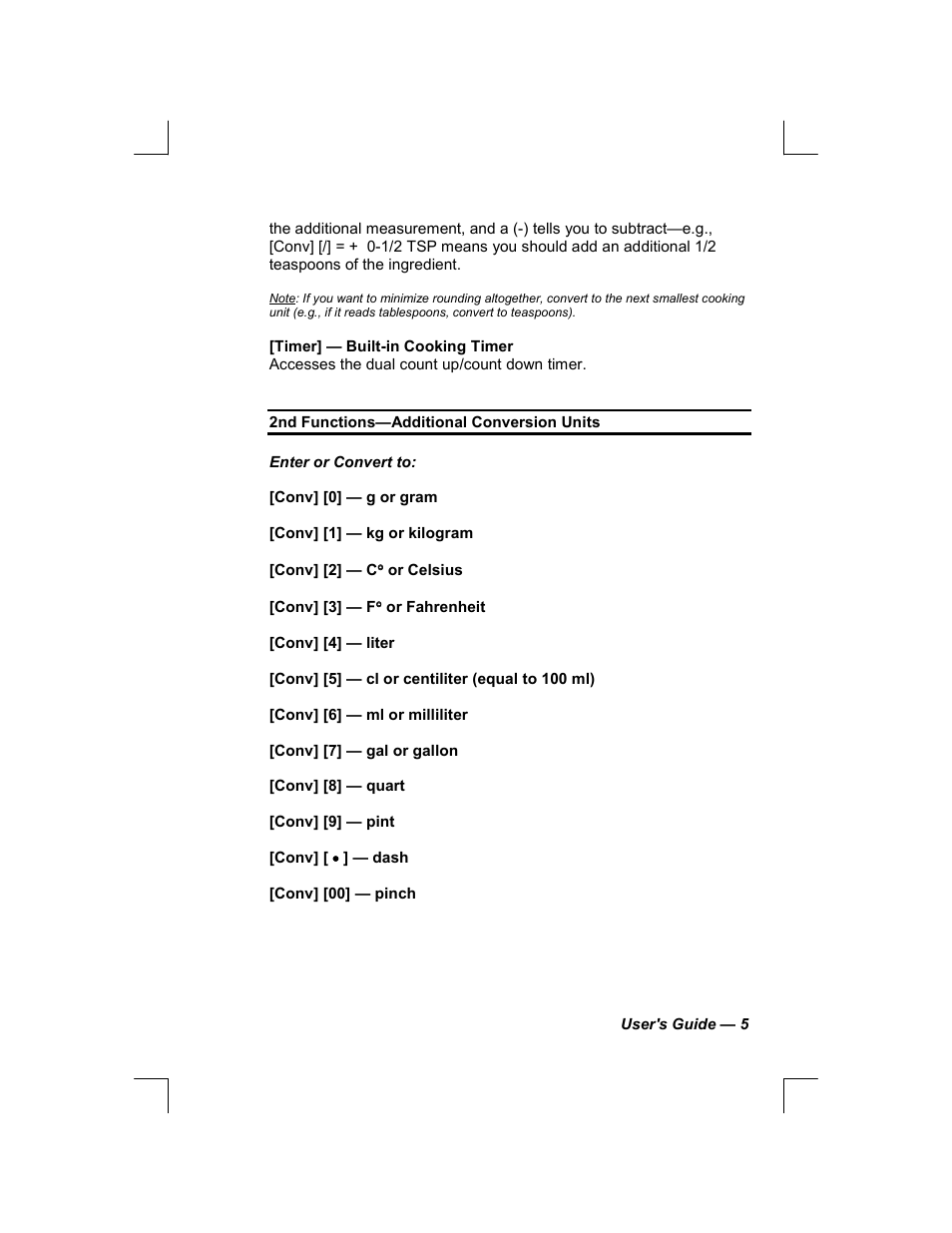 Calculated Industries 8304 User Manual | Page 5 / 23