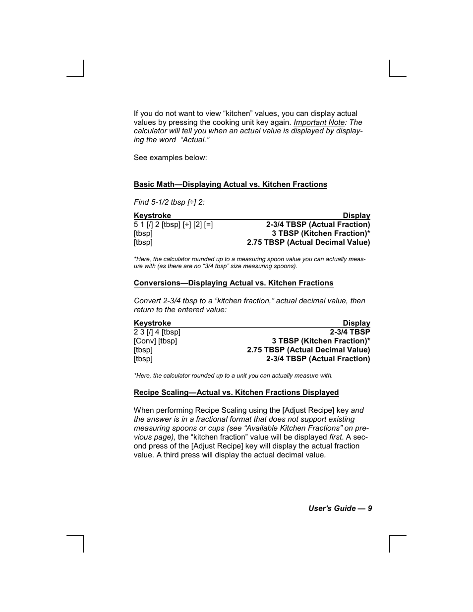 Calculated Industries 8304 User Manual | Page 9 / 23