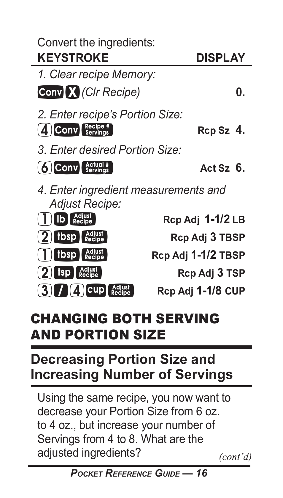 Calculated Industries 8300-G User Manual | Page 17 / 28