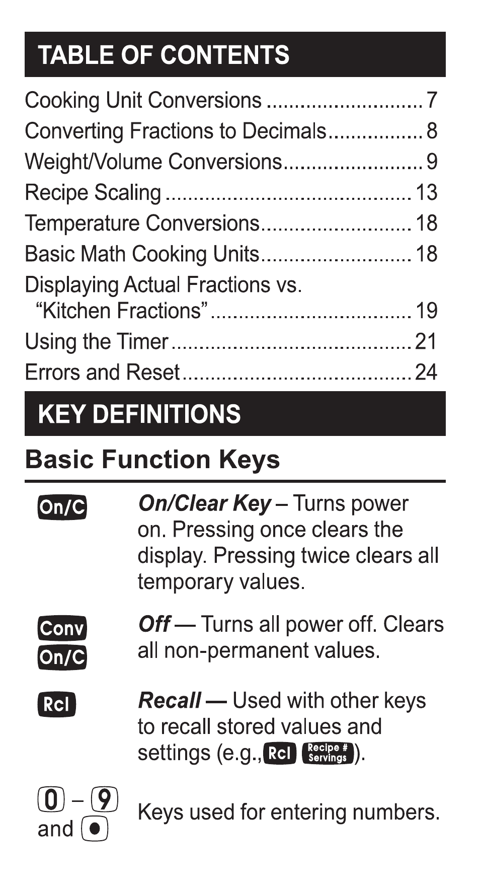 Calculated Industries 8300-G User Manual | Page 2 / 28