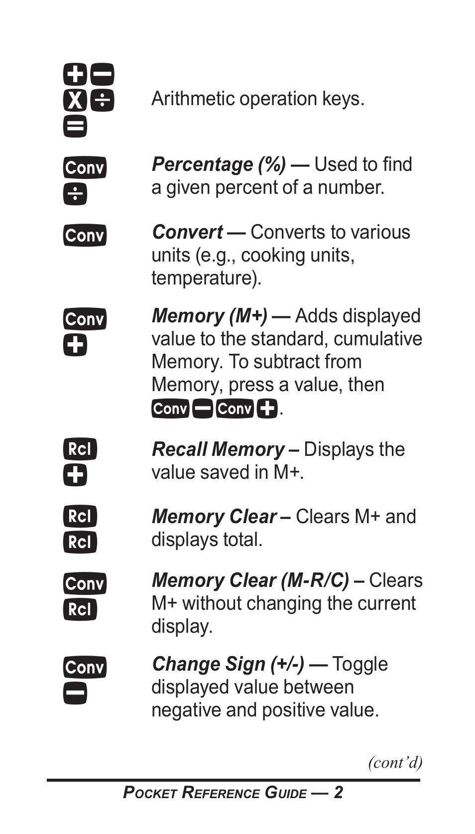 Calculated Industries 8300-G User Manual | Page 3 / 28
