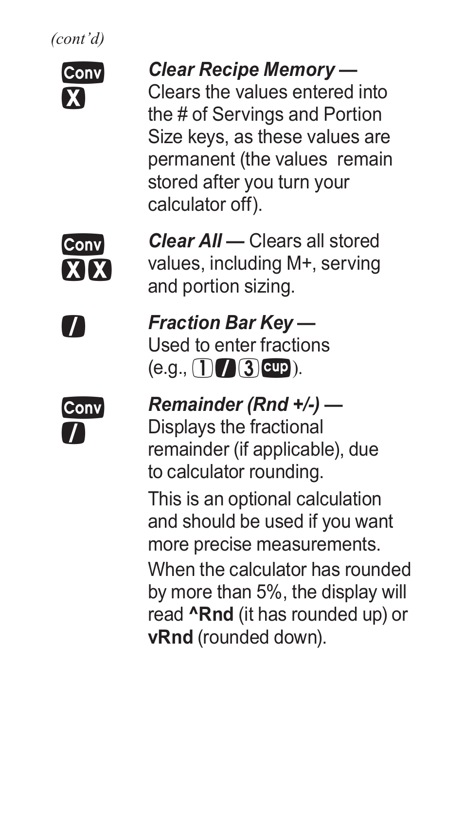 Calculated Industries 8300-G User Manual | Page 4 / 28