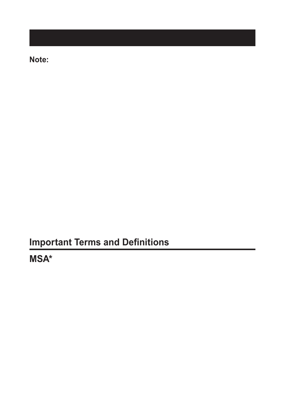 Using the hot rod calc, Important terms and definitions msa | Calculated Industries 8703 User Manual | Page 18 / 70