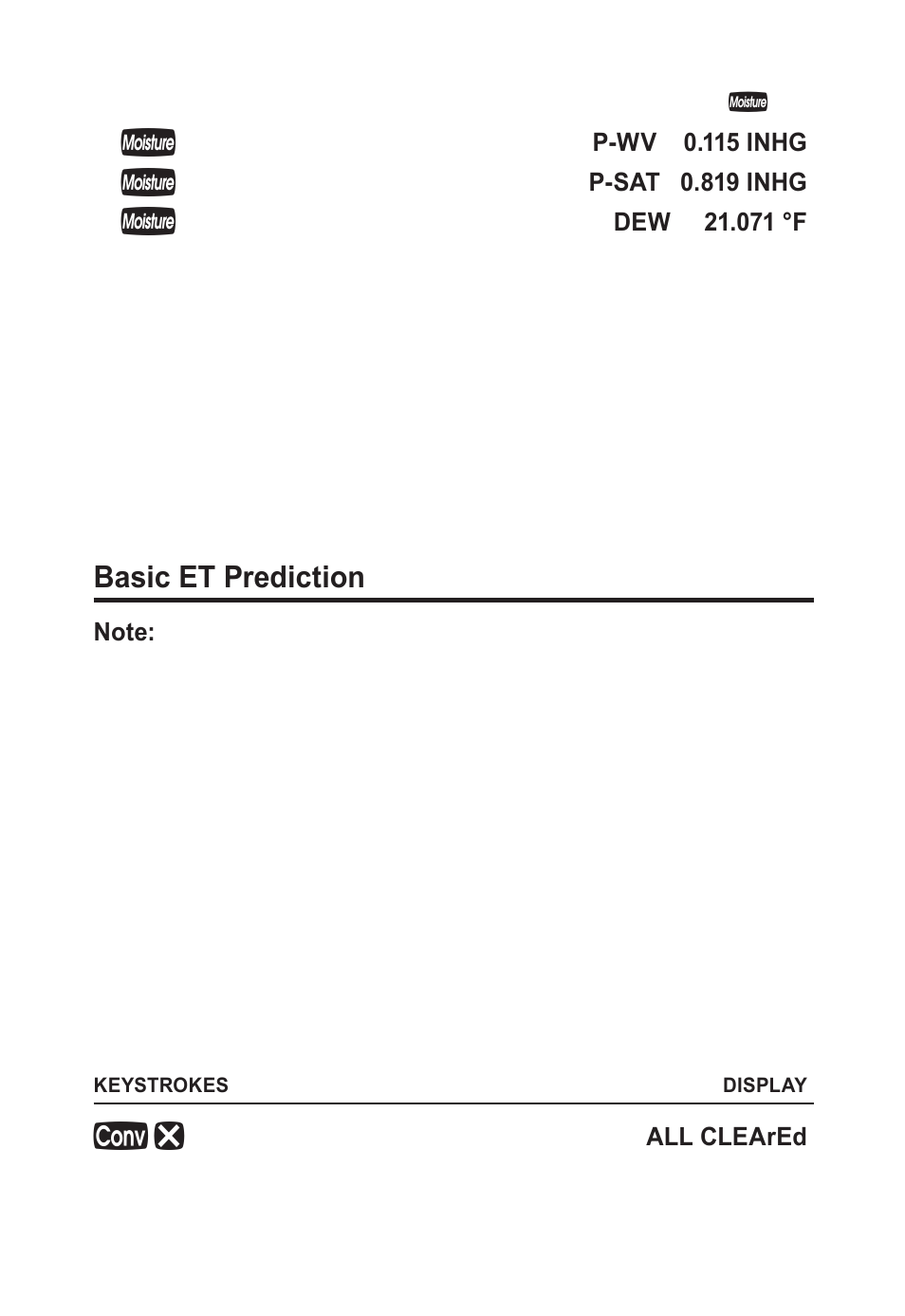 Basic et prediction | Calculated Industries 8703 User Manual | Page 28 / 70