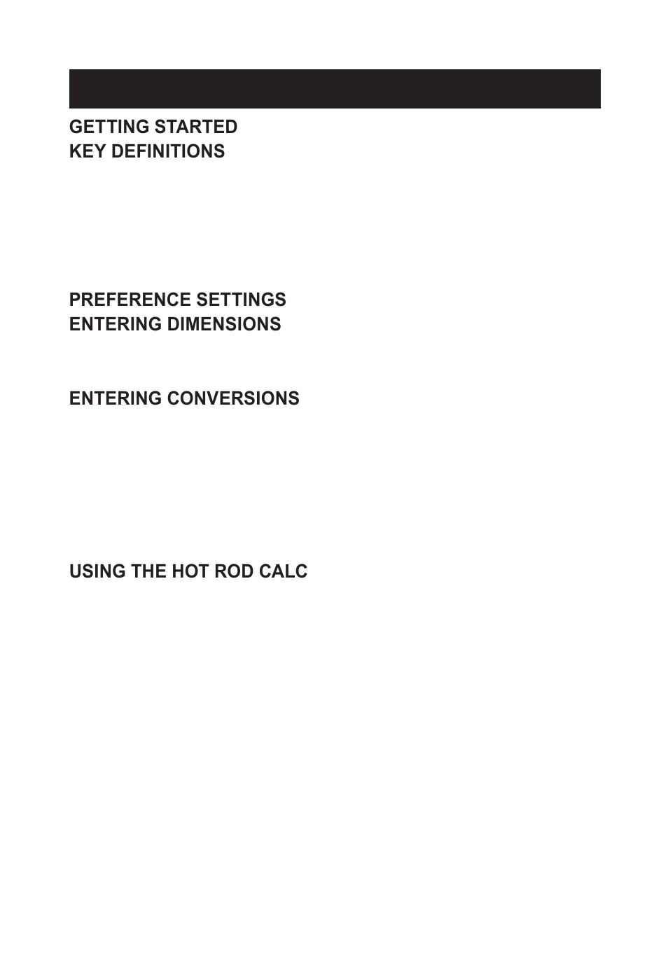Calculated Industries 8703 User Manual | Page 4 / 70