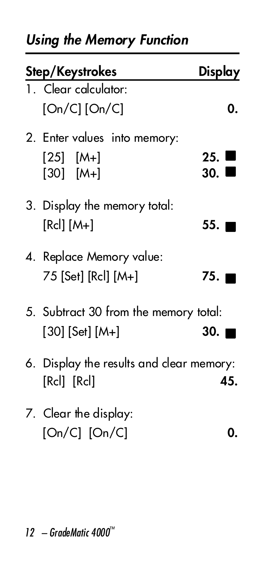 Calculated Industries 3058 User Manual | Page 12 / 64