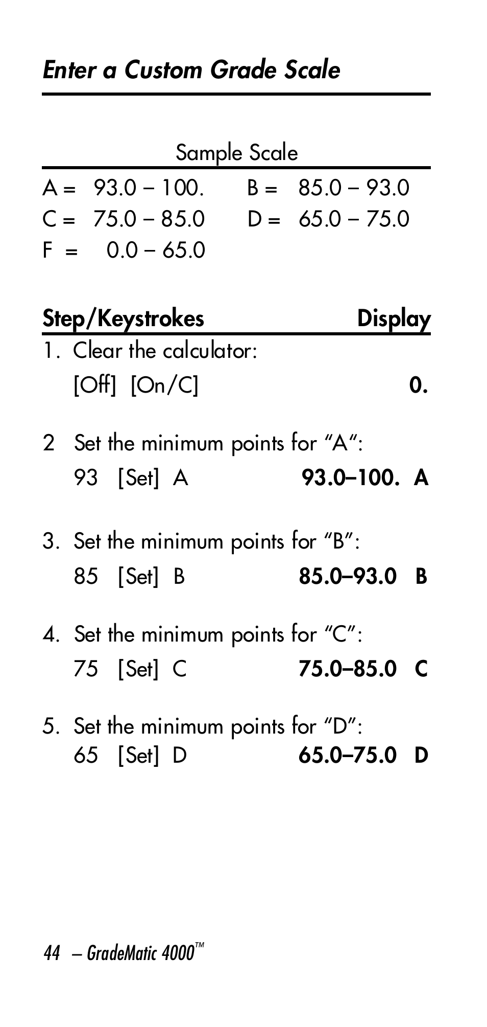Calculated Industries 3058 User Manual | Page 44 / 64
