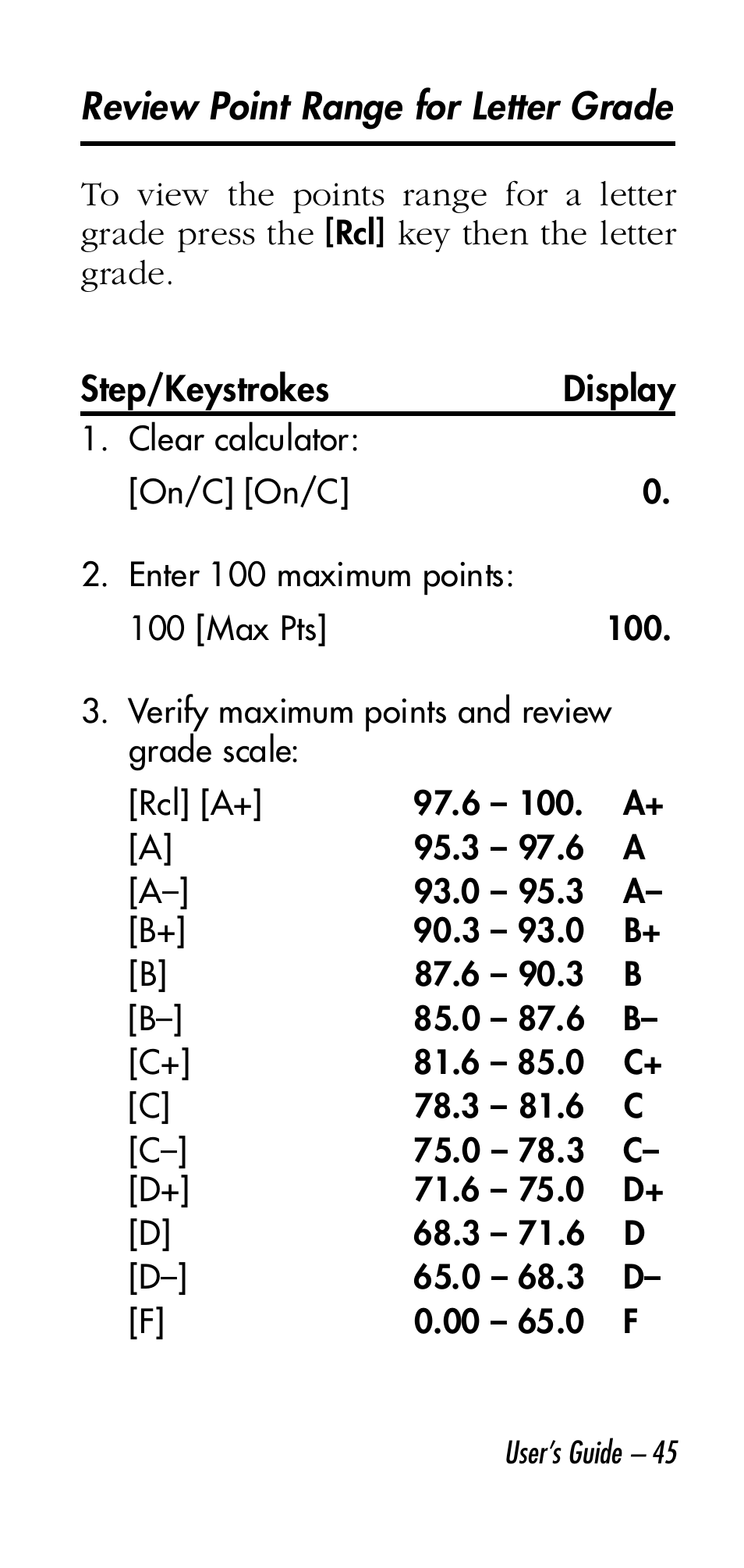 Calculated Industries 3058 User Manual | Page 45 / 64