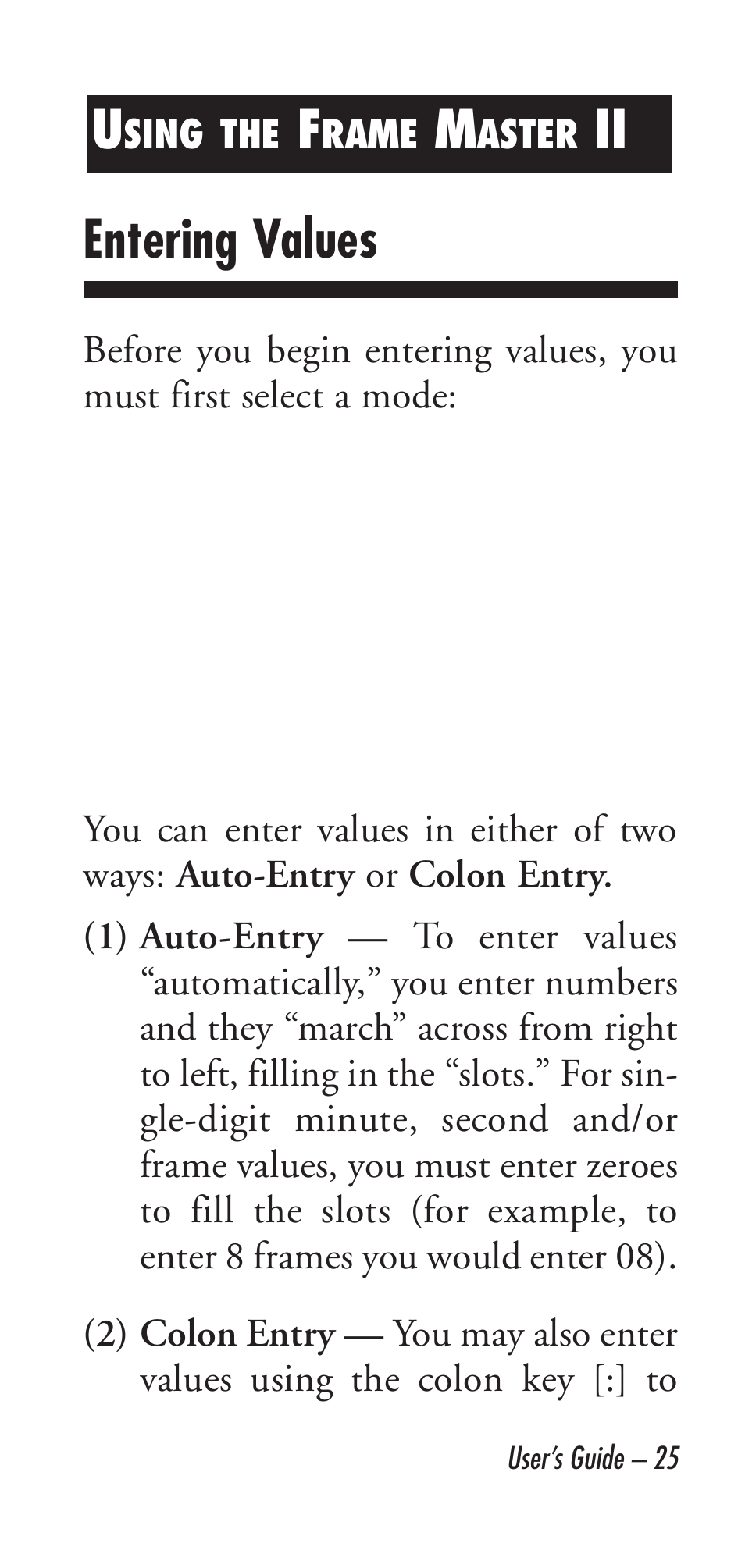 Entering values | Calculated Industries 9226 User Manual | Page 25 / 56