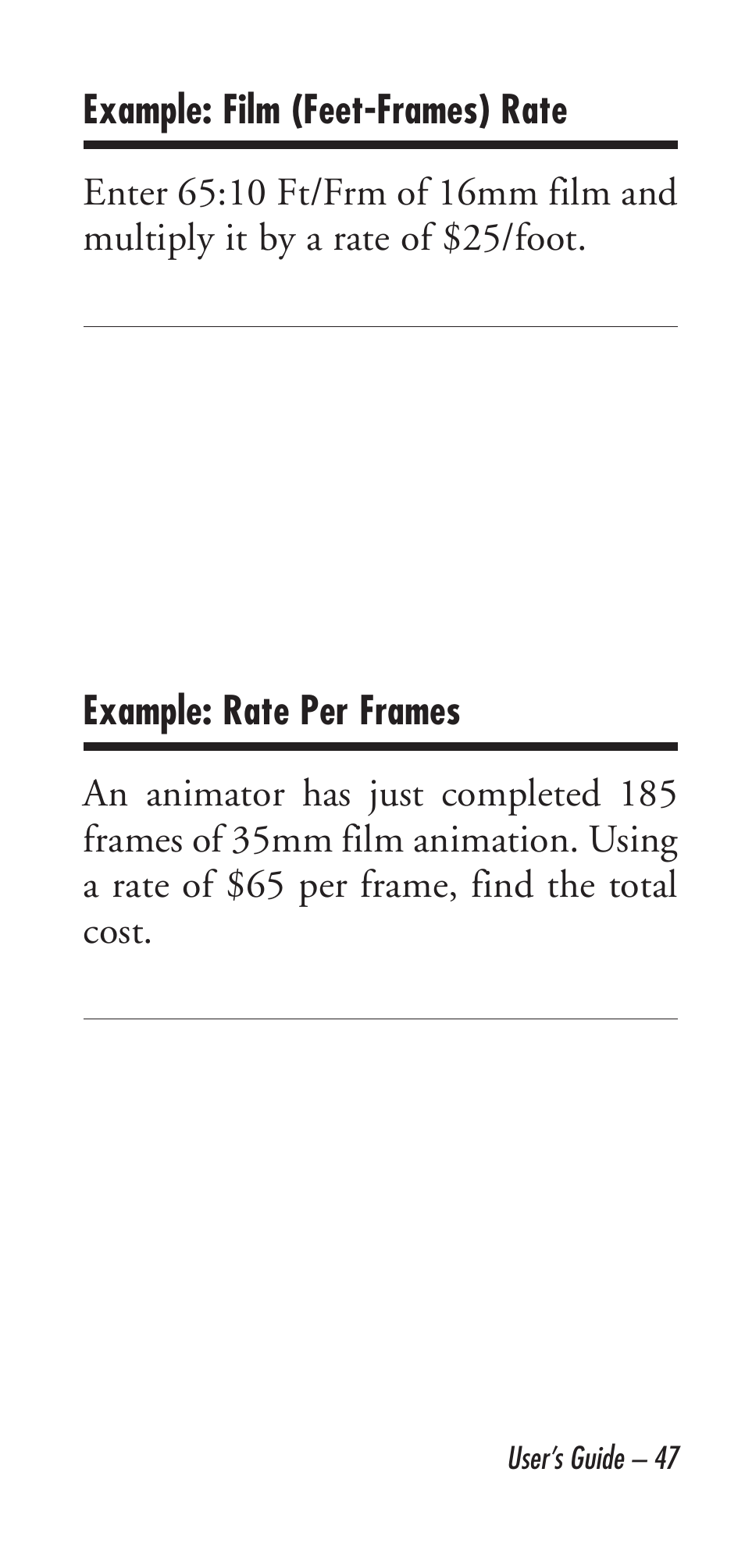 Calculated Industries 9226 User Manual | Page 47 / 56