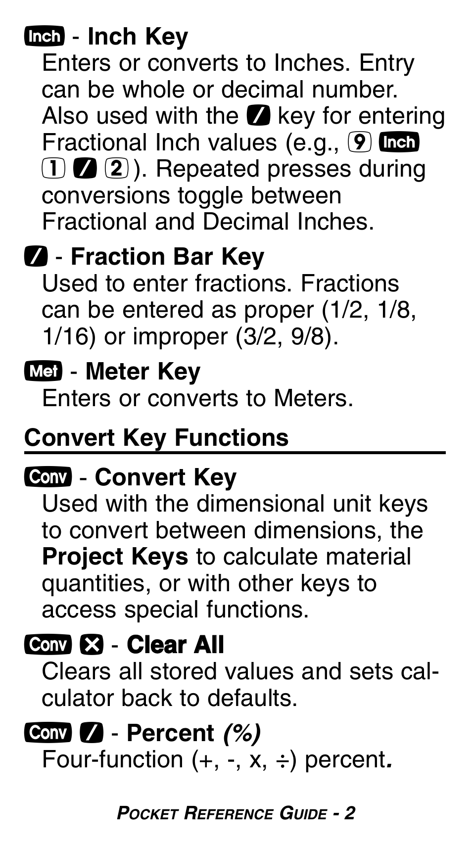 Calculated Industries 8527 User Manual | Page 4 / 24