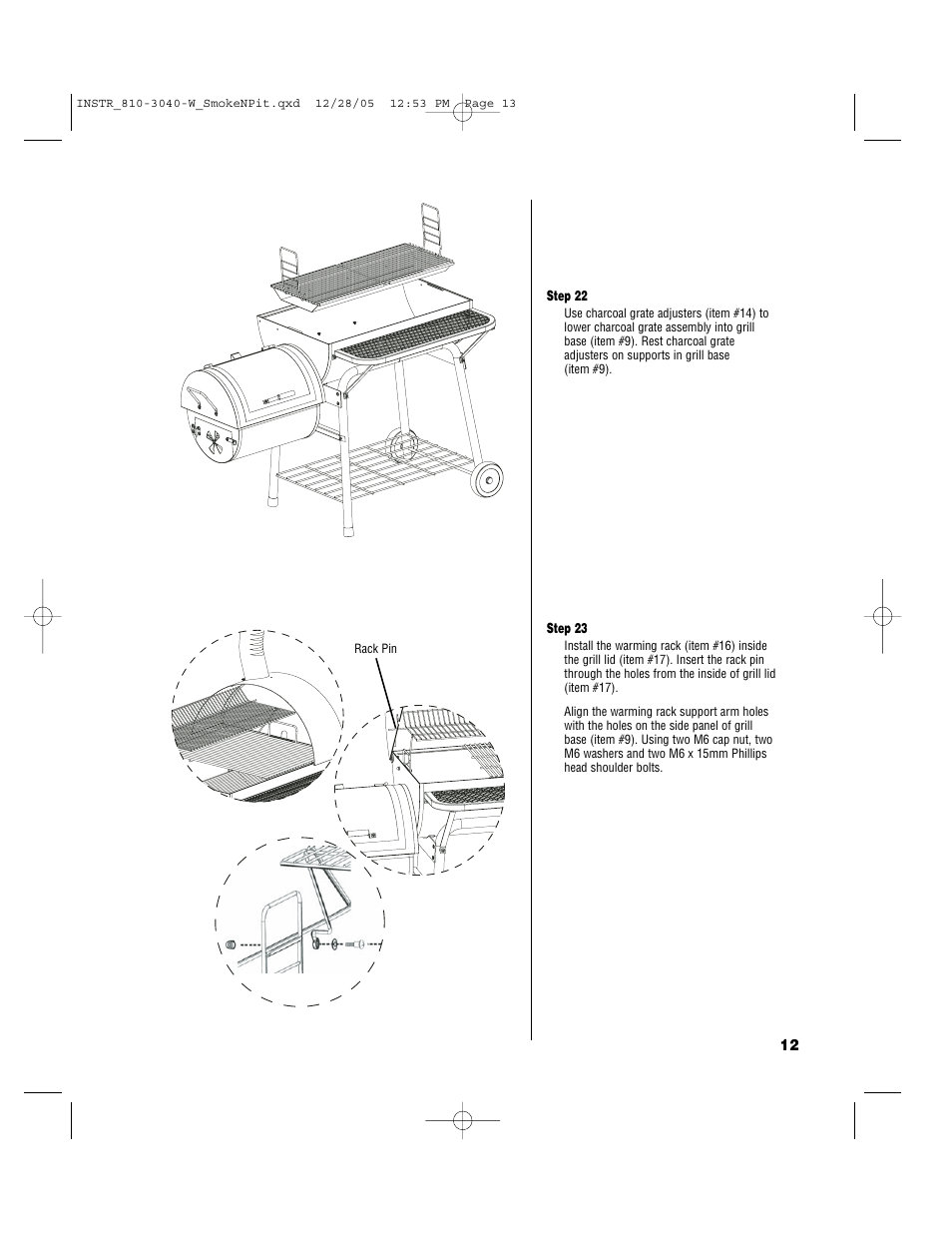 Brinkmann Smoke'n Pit User Manual | Page 13 / 48