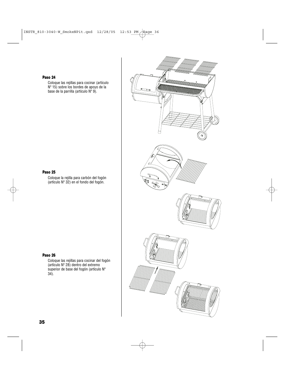 Brinkmann Smoke'n Pit User Manual | Page 36 / 48