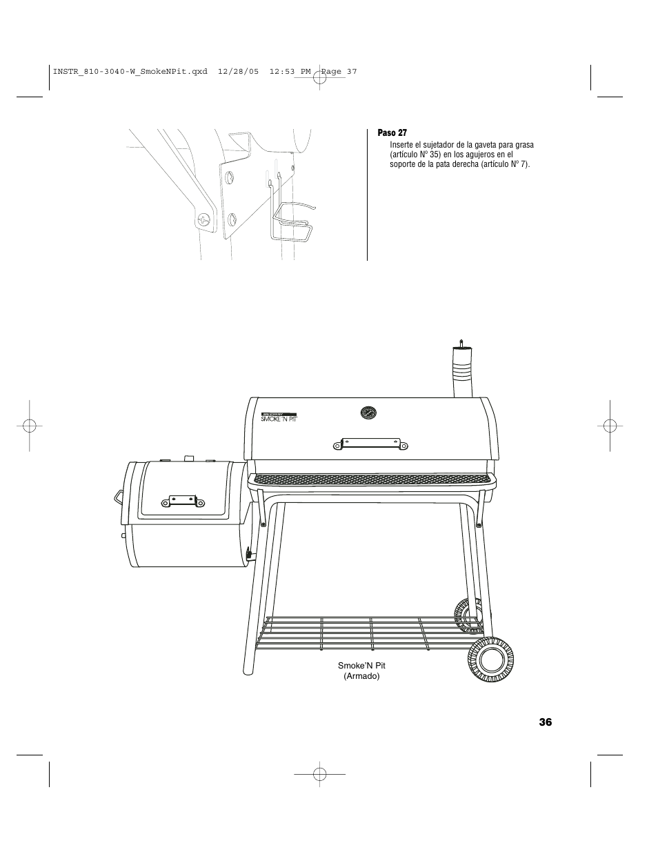 Brinkmann Smoke'n Pit User Manual | Page 37 / 48