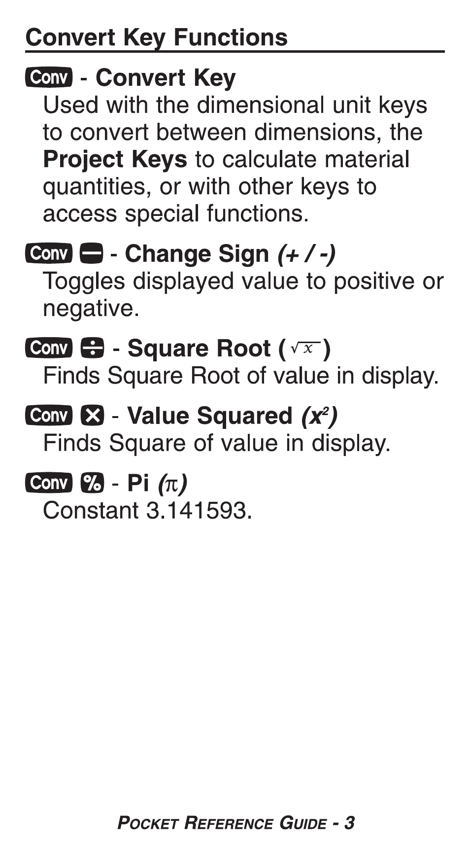 Calculated Industries 8510 User Manual | Page 5 / 23