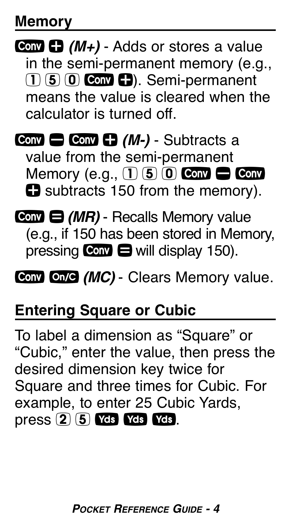 Calculated Industries 8510 User Manual | Page 6 / 23