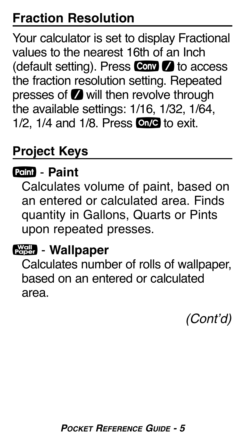 Calculated Industries 8510 User Manual | Page 7 / 23